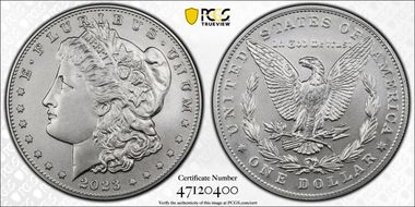 2023 $1 Morgan Dollar MS70
