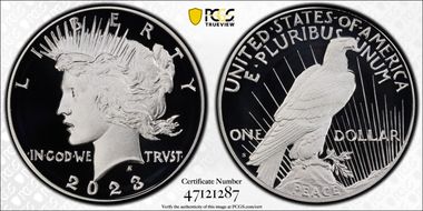 2023-S $1 Peace Dollar PR70DCAM