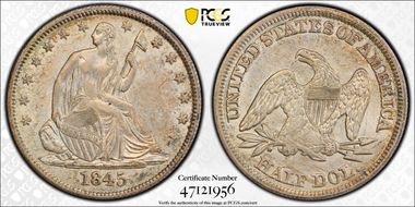 1845 50C AU58