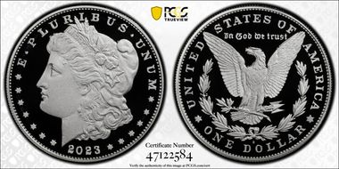 2023-S $1 Morgan Dollar First Strike PR70DCAM