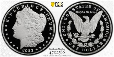 2023-S $1 Morgan Dollar First Strike PR70DCAM