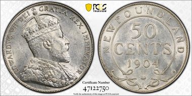 1904-H 50C AU58