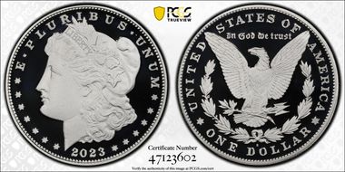 2023-S $1 Morgan Dollar First Strike PR70DCAM