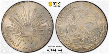 1877-Oa AE 8 R Oa22 MS65