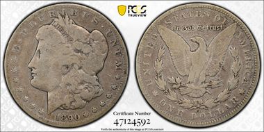 1890-CC $1 VG8