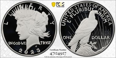2023-S $1 Peace Dollar First Strike PR70DCAM