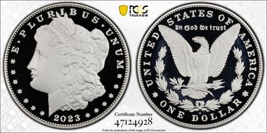 2023-S $1 Morgan Dollar First Strike PR70DCAM