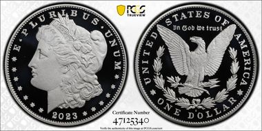 2023-S $1 Morgan Dollar First Strike PR70DCAM