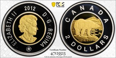 2012 $2 Silver PR70DCAM