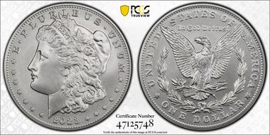2023 $1 Morgan Dollar First Strike MS70