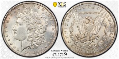 1890-CC $1 MS63