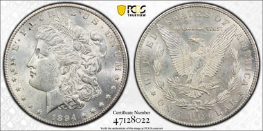 1894-S $1 MS61