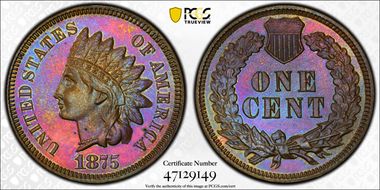 1875 1C PR65BN
