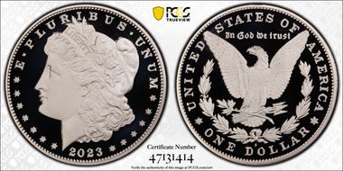 2023-S $1 Morgan Dollar First Strike PR70DCAM