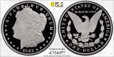 2023-S $1 Morgan Dollar First Strike PR70DCAM