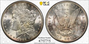 1899-S $1 MS64