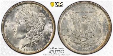 1891-O $1 MS63