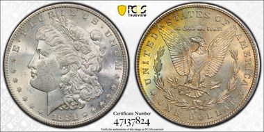 1881-S $1 MS62