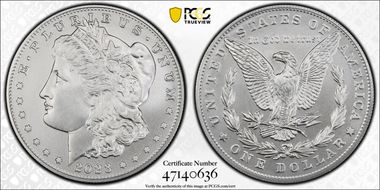 2023 $1 Morgan Dollar First Strike MS70