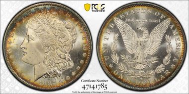 1884-O $1 VAM 6, O/O MS66