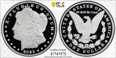 2023-S $1 Morgan Dollar First Strike PR70DCAM