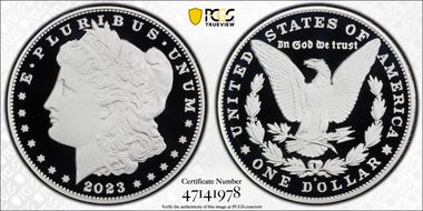 2023-S $1 Morgan Dollar First Strike PR70DCAM