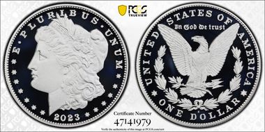 2023-S $1 Morgan Dollar First Strike PR70DCAM