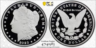 2023-S $1 Morgan Dollar First Strike PR70DCAM