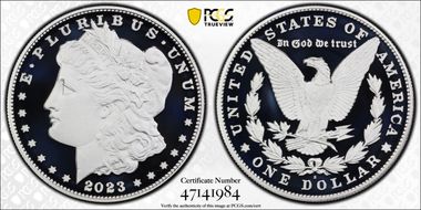 2023-S $1 Morgan Dollar First Strike PR70DCAM