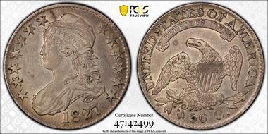 1827 50C Square Base 2 XF45