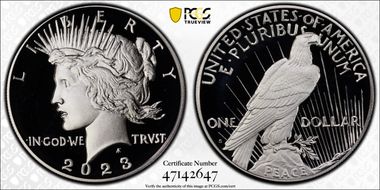 2023-S $1 Peace Dollar First Strike PR69DCAM