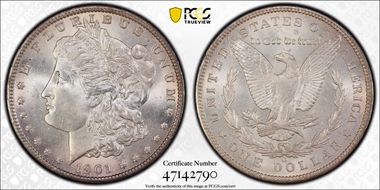 1901-O $1 MS64
