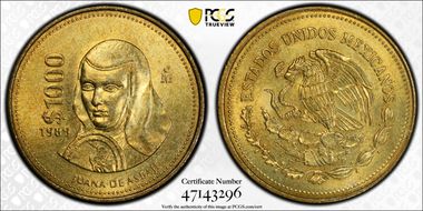 1989-Mo 1000 P Juana de Asbaje MS65