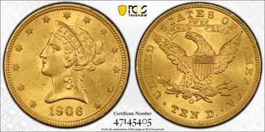 1906-O $10 MS63
