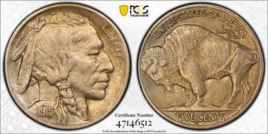1915-S 5C XF45