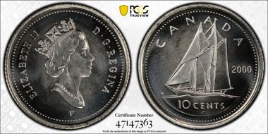 2000-P 10C MS68