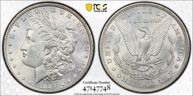 1889 $1 MS62