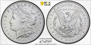 2023 $1 Morgan Dollar MS69