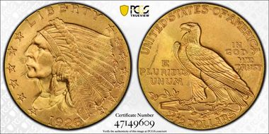 1926 $2.50 MS64