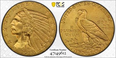1913 $5 N1