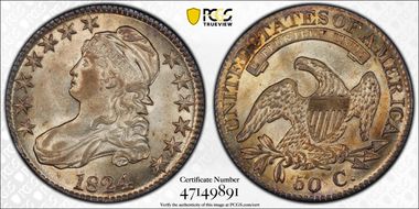 1824 50C O-115 MS61