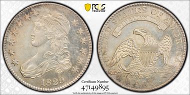 1829 50C MS62