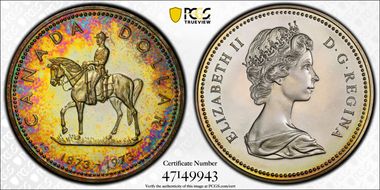 1973 S$1 R.C.M.P. Ag SP67