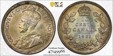 1921 10C MS63