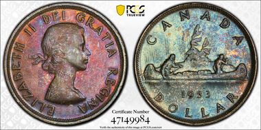 1953 S$1 Strap, FWL N1