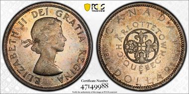 1964 S$1 Confederation MS64