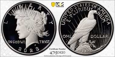 2023-S $1 Peace Dollar First Strike PR69DCAM