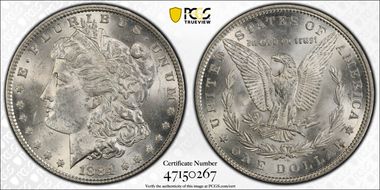 1884 $1 MS62