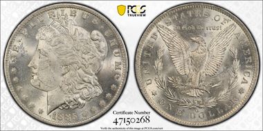 1885-O $1 MS62