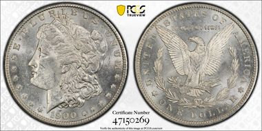 1900 $1 MS62